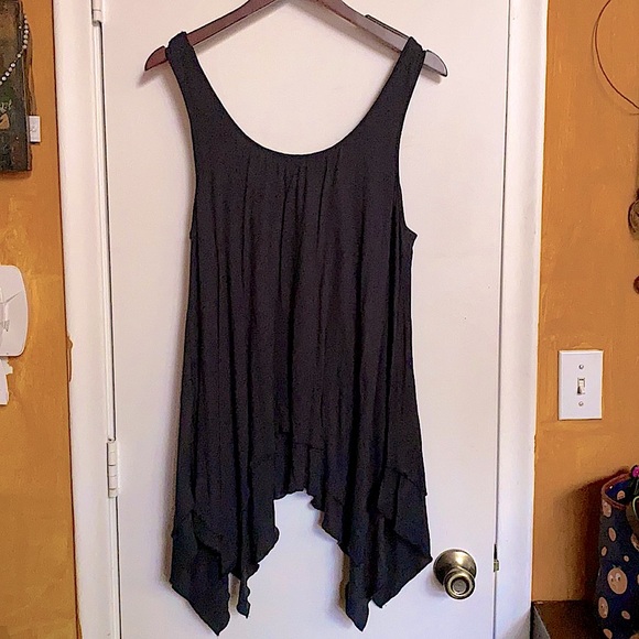 Couture Embellished Embroidery Sequin Black Top - Picture 10 of 12